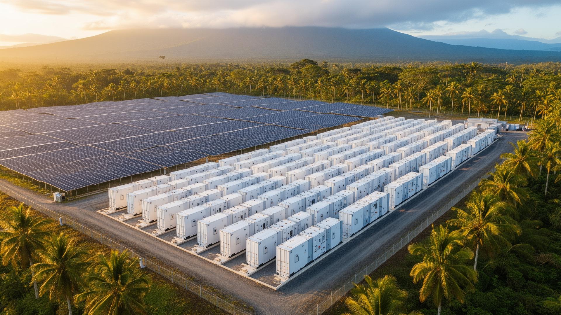 Solar and BESS site in the Philippines